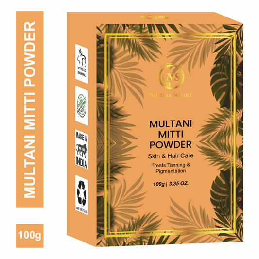 Nuerma Science Multani Mitti Powder For Glowing Skin & Anti Pigmentation 