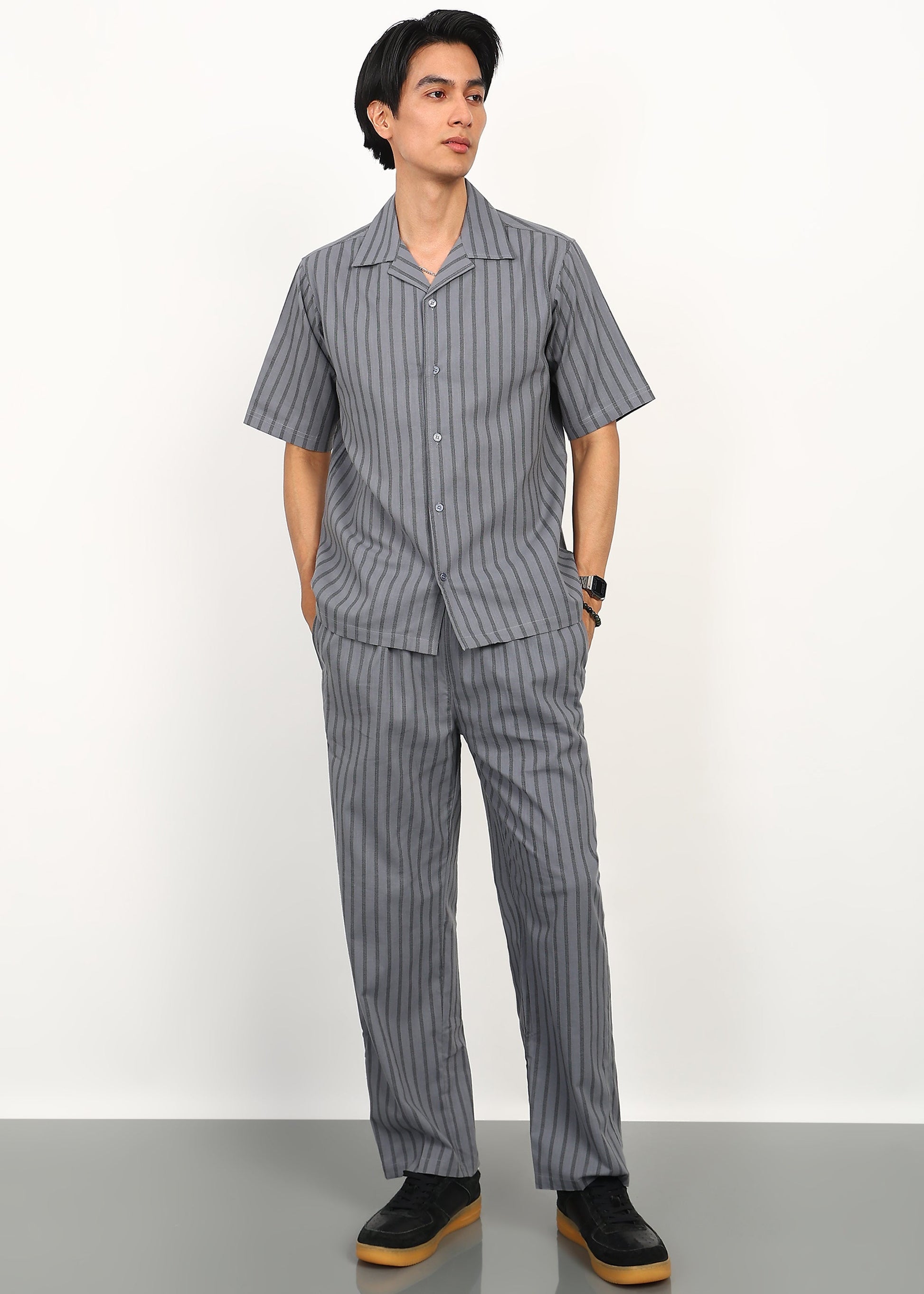 Fabmade Graphite Rhythm Co-Ord Set