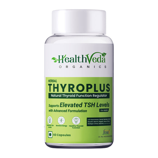 Health Veda Organics Thyroplus Capsules 