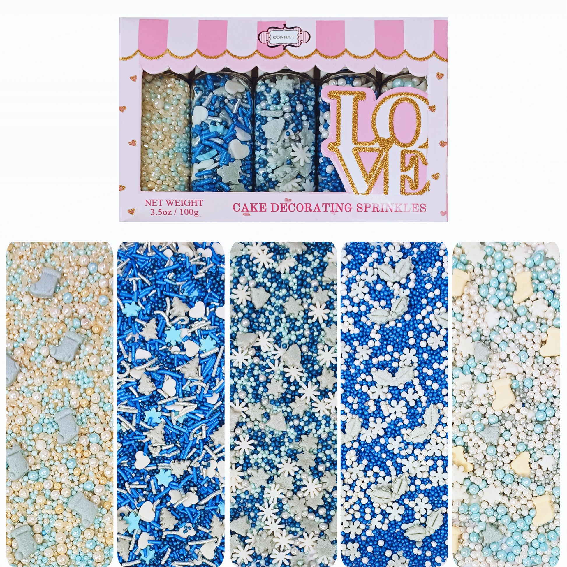 Confect Christmas Sprinkles CH Multipack 28