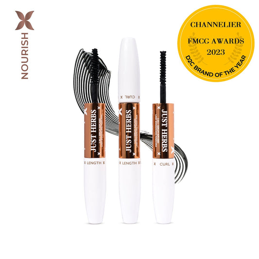 2-in-1 Serum-infused Lash Enhancing Mascara with Castor Oil and Coconut Oil 