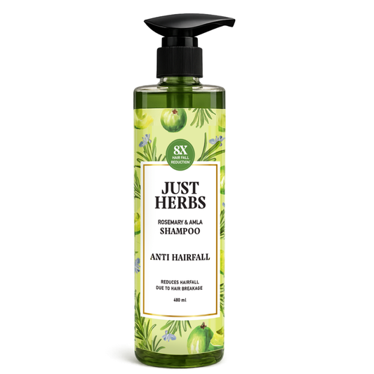 Anti Hairfall Shampoo 480ml | Rosemary, Amla & 12 Herbs