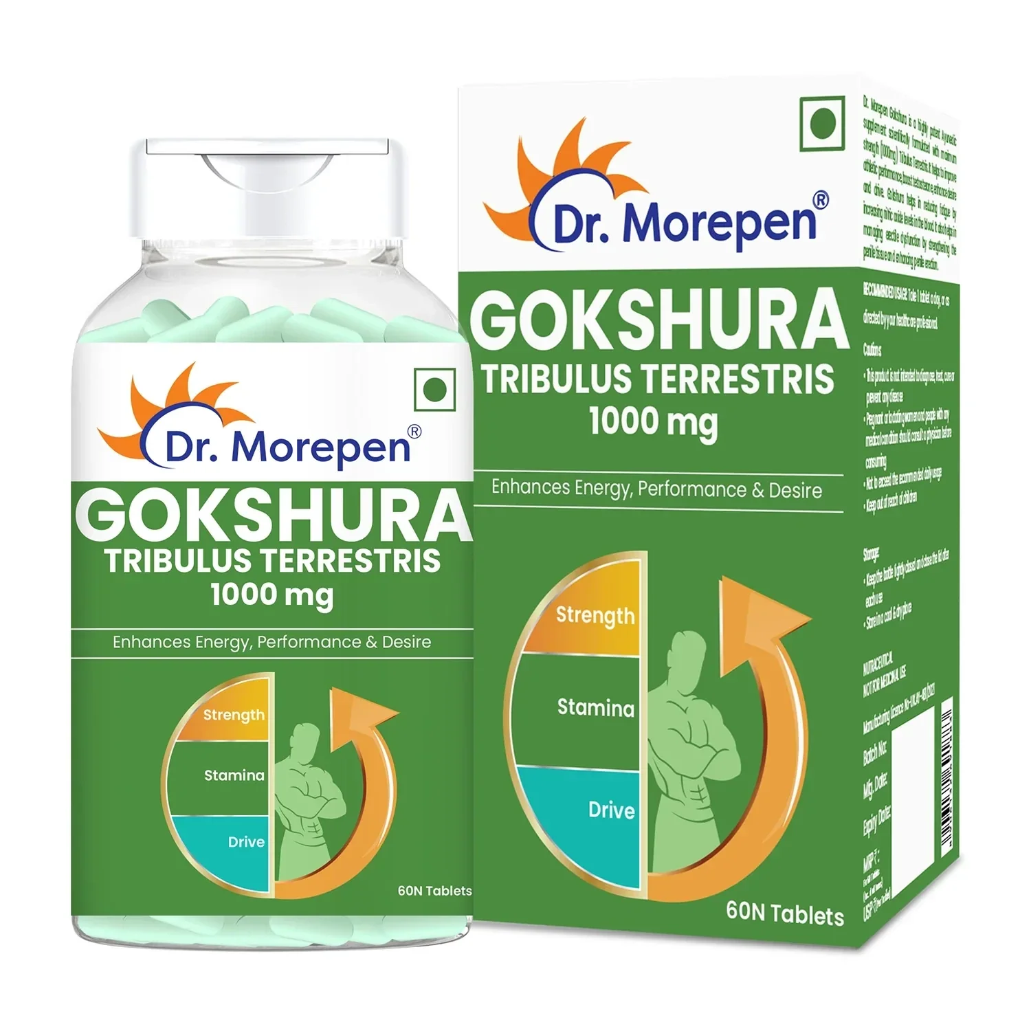 Dr Morpen Gokshura & Testo Boost -Performance Combo Pack 