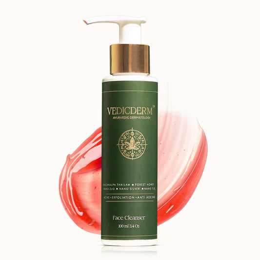 VedicDerm Red Vine Deep Facial Cleanser with Witch Hazel Extract  Grab2Buy VedicDerm Grab2Buy