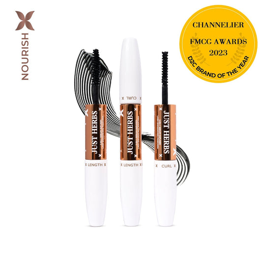 2-in-1 Serum-infused Lash Enhancing Mascara with Castor Oil and Coconut Oil 