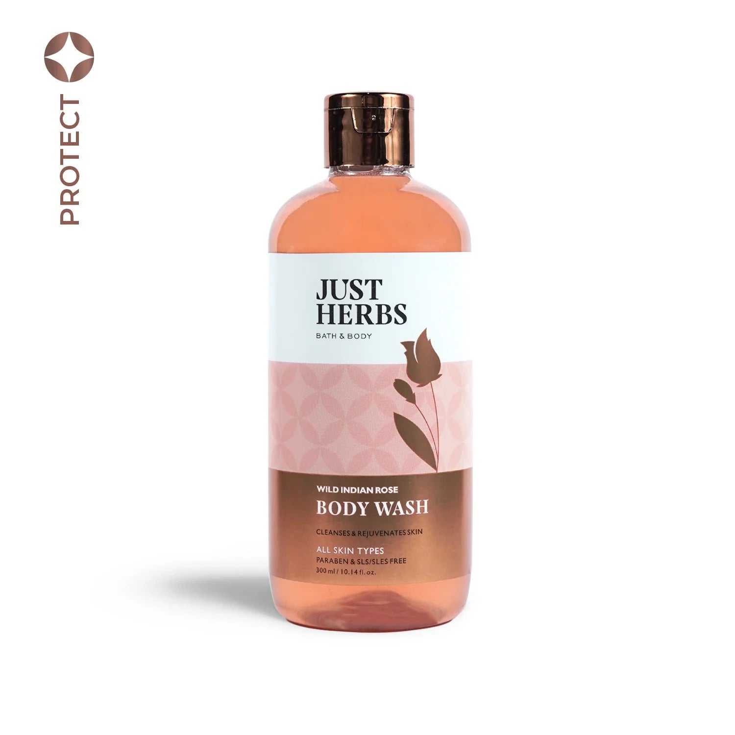 Shatpatri Wild Indian Rose - Gentle Body Wash 300ml 
