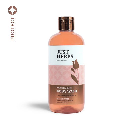 Shatpatri Wild Indian Rose - Gentle Body Wash 300ml 