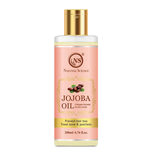 Nuerma Science Jojoba Oil: Your Ultimate Collagen Booster for Skin Glow & Hair Growth
