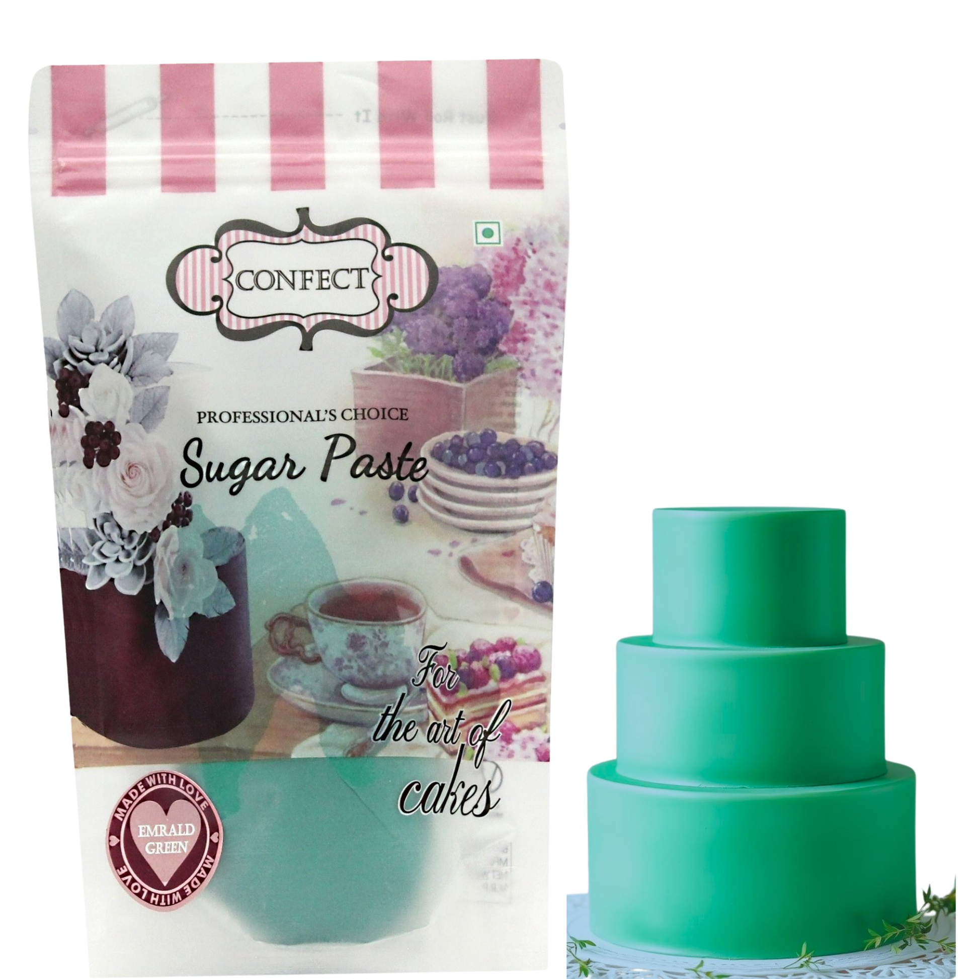 Confect Emerald Green Fondant | Edible Sugarpaste