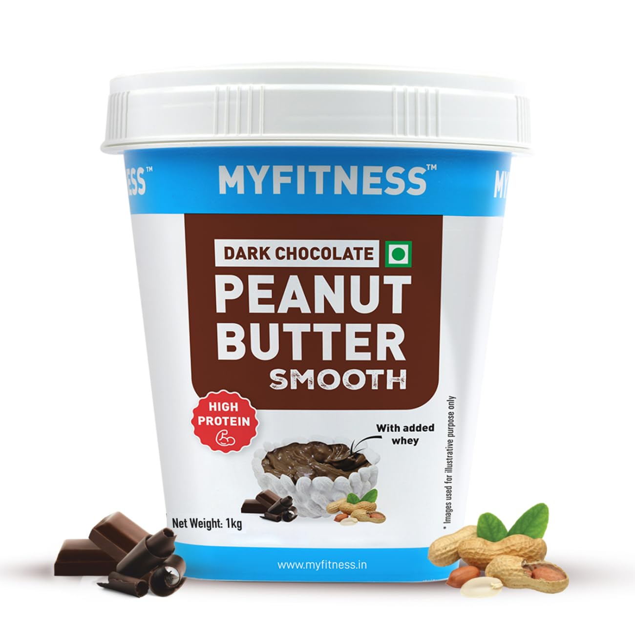 Myfitness High Protein Dark Chocolate Peanut Butter Smooth 