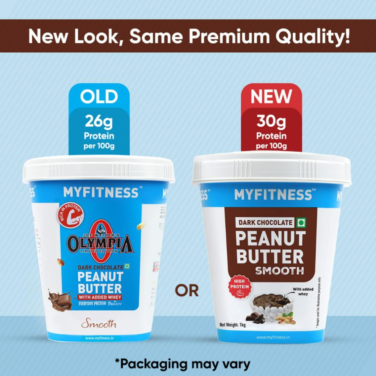 Myfitness High Protein Dark Chocolate Peanut Butter Smooth 