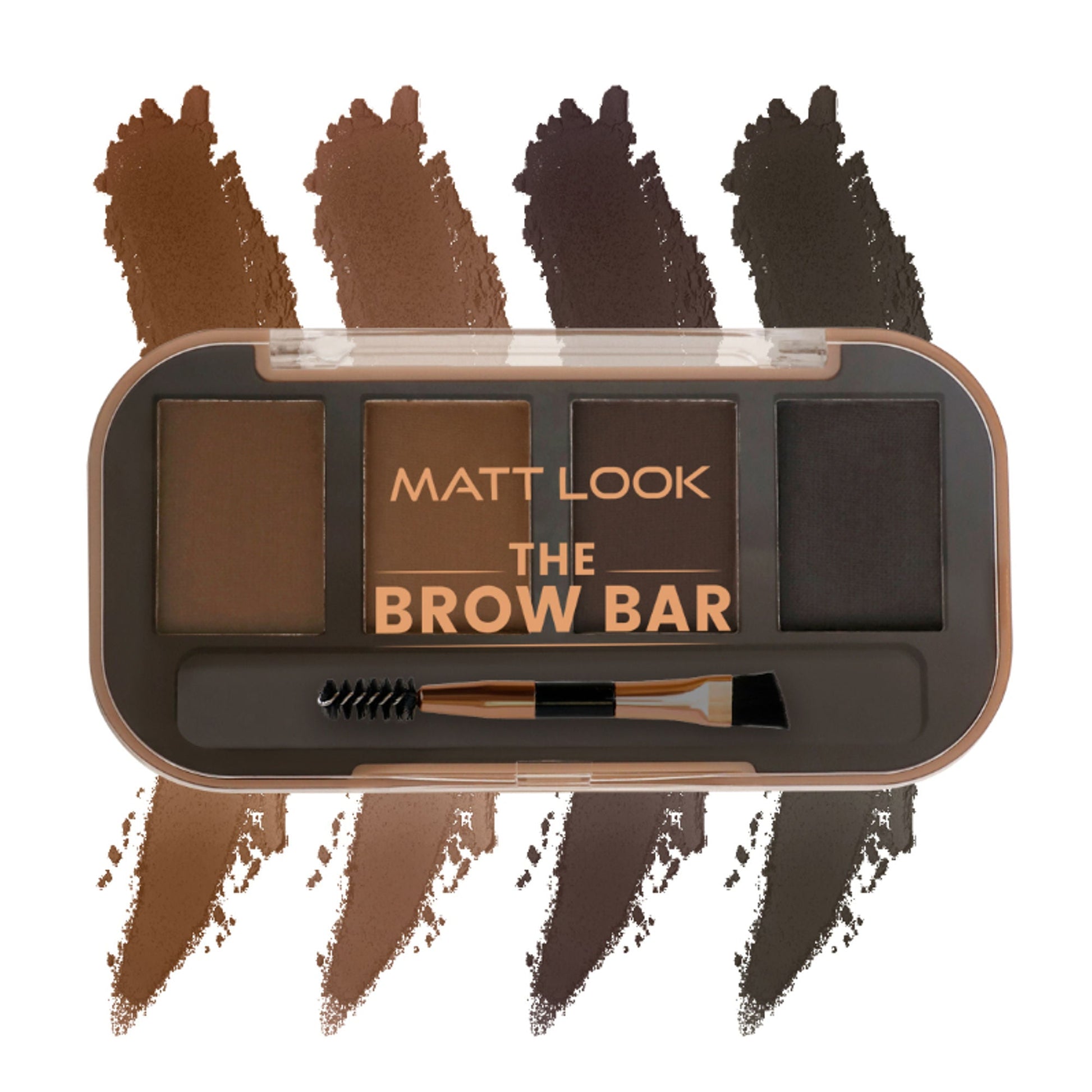 Matt Look The Brow Bar Eyebrow Enhancer Eyeshadow Palette - Intense 03 