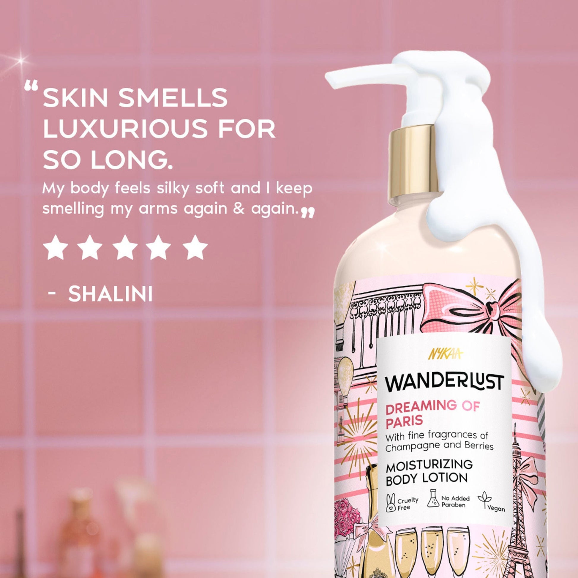 Wanderlust Moisturizing Body Lotion - Dreaming-Of-Paris  Grab2Buy Wanderlust Grab2Buy