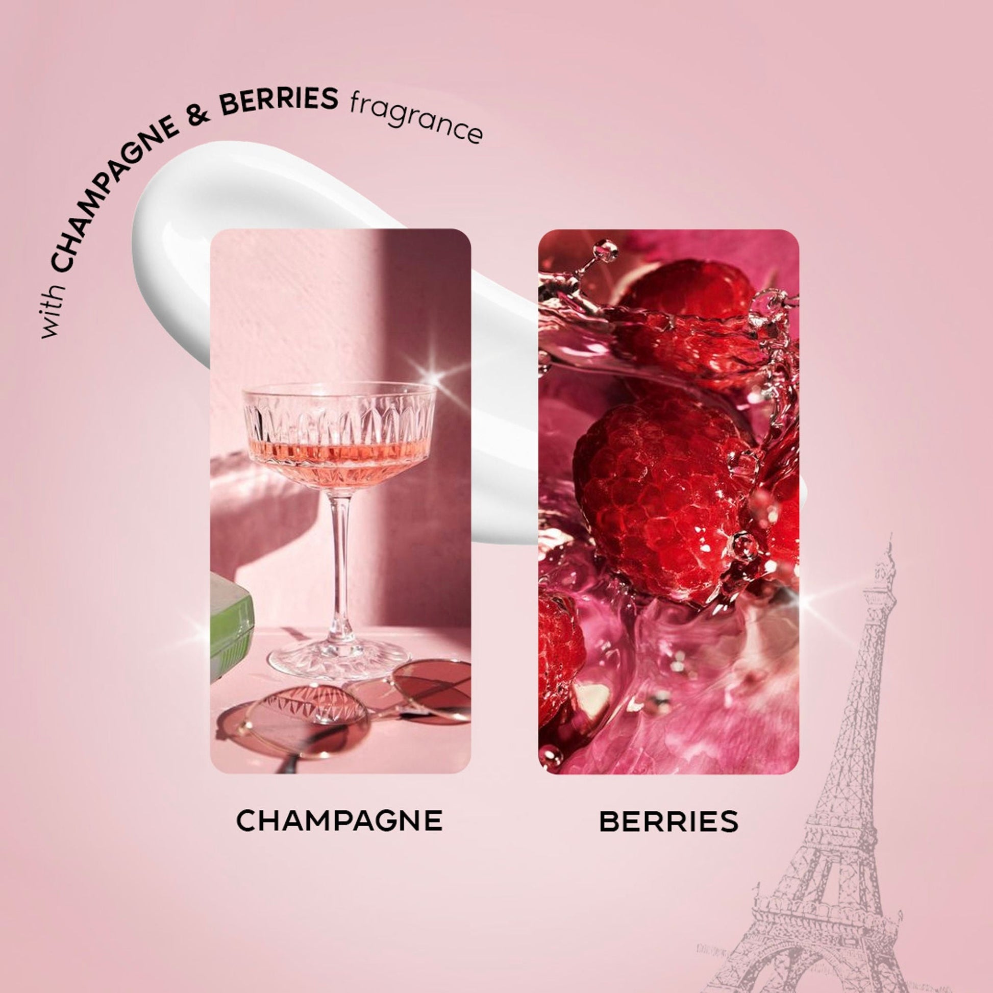 Wanderlust Dreaming Of Paris Hydrating Gel Body Creme With Champagne And Strawberry  Grab2Buy Wanderlust Grab2Buy