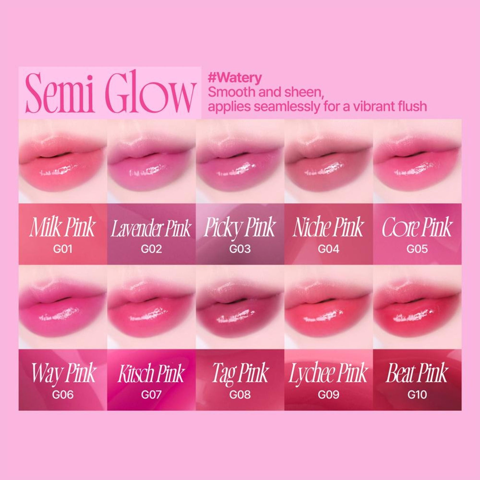fwee Pink Obsession Stay-Fit Lip Tint - G08 Tag Pink