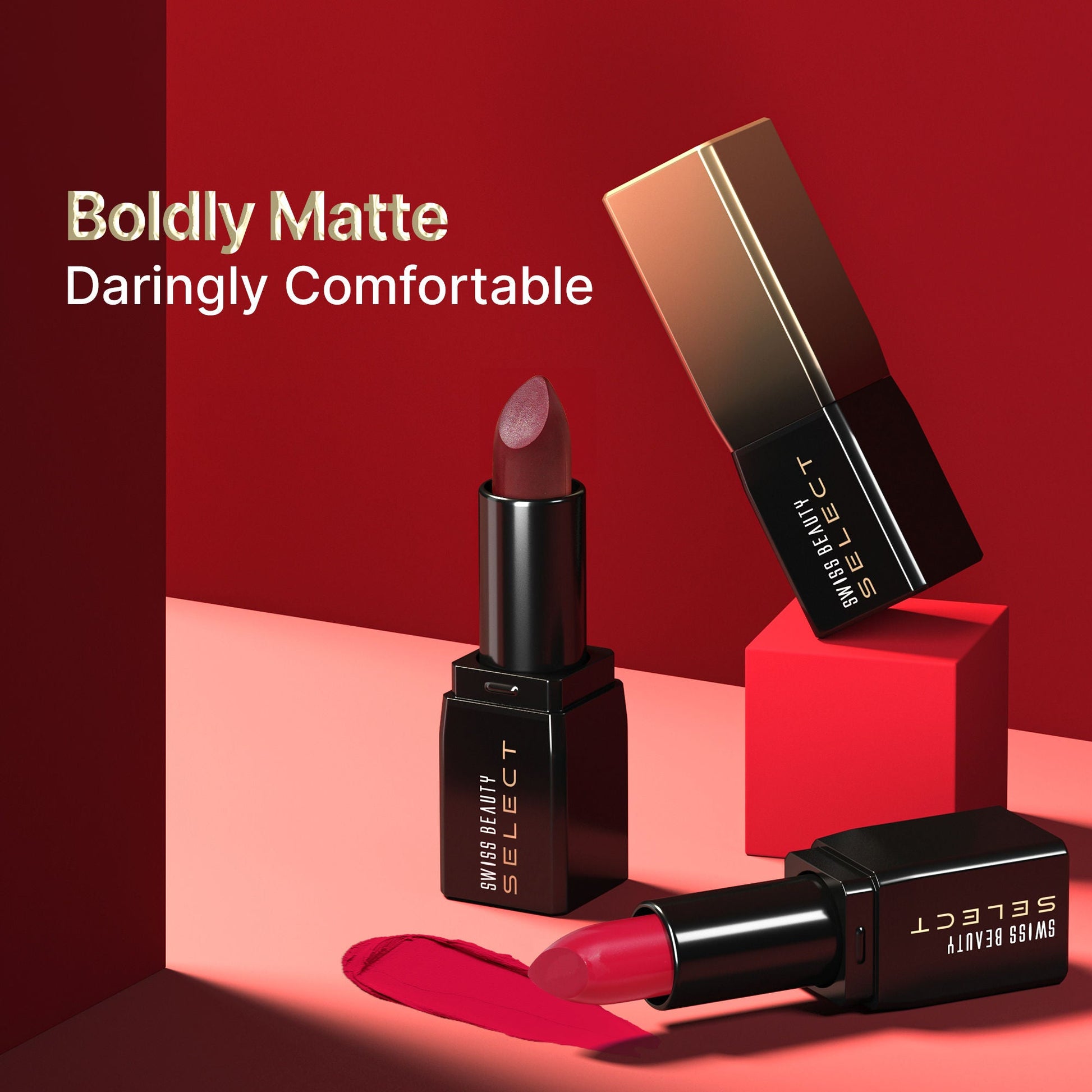 Swiss Beauty Select Dare To Matte Lipstick - 2 Persian Pink