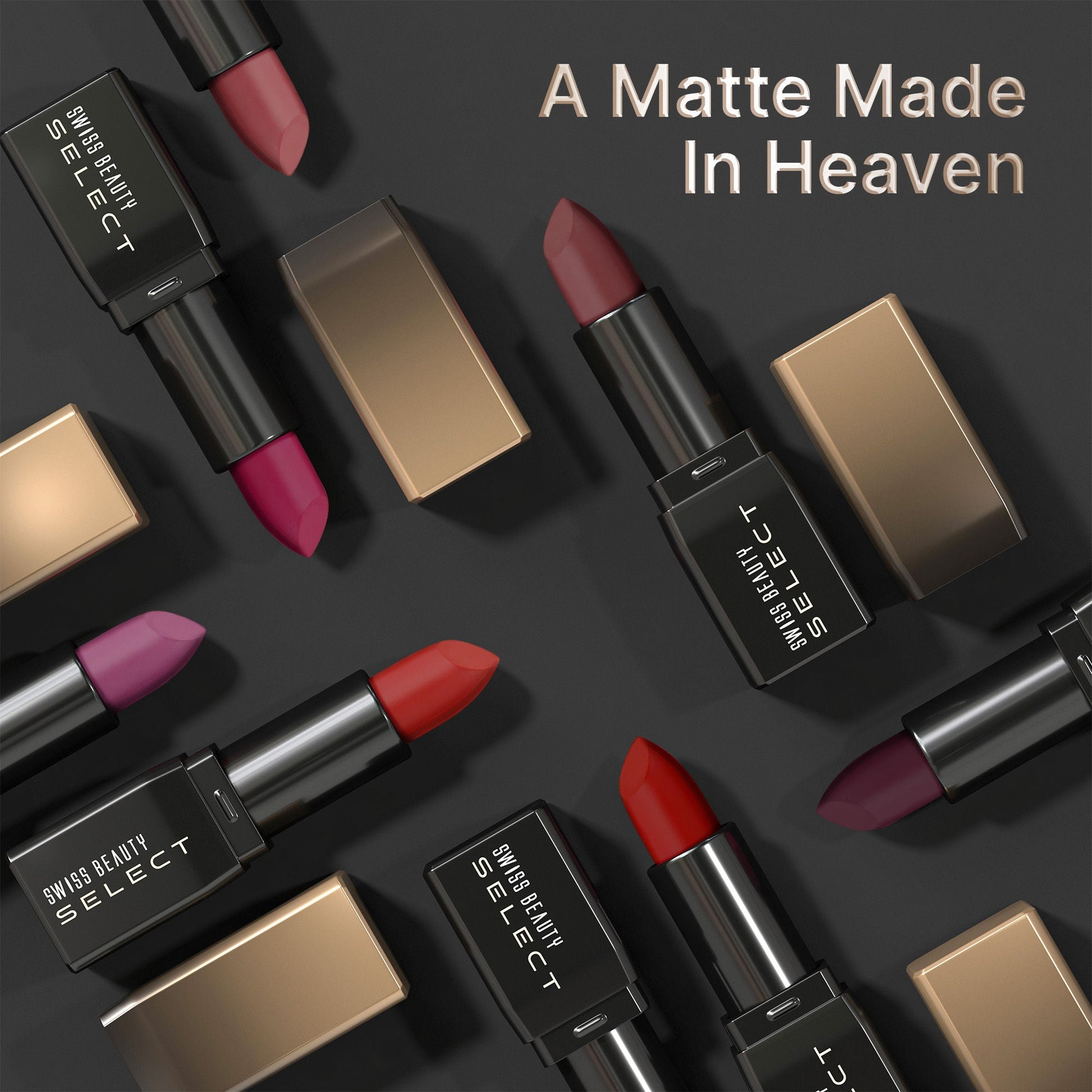 Swiss Beauty Select Dare To Matte Lipstick - 5 Mauve Opulence