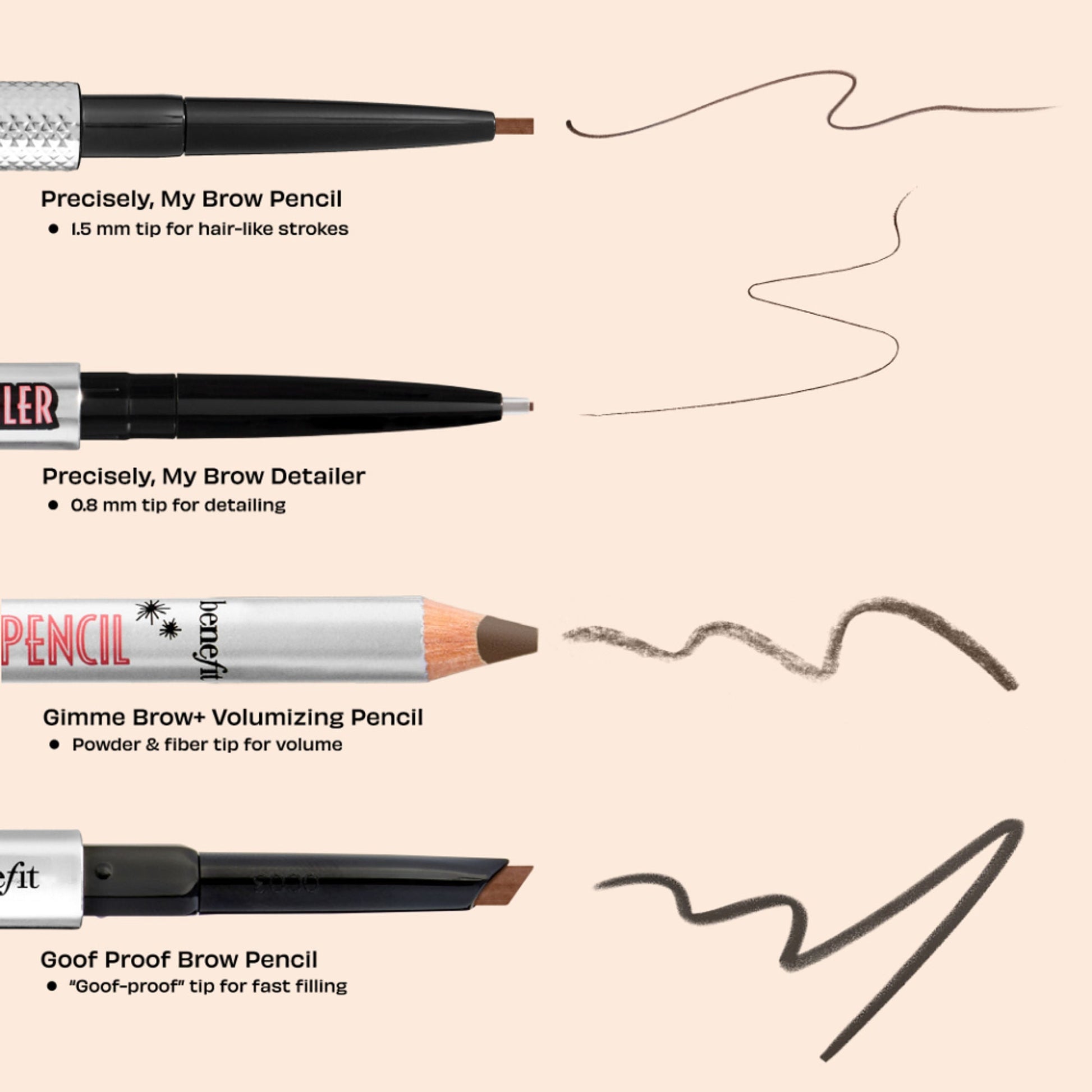 Benefit Cosmetics Precisely, My Brow Detailer Eyebrow Pencil - 35 Neutral Medium Brown