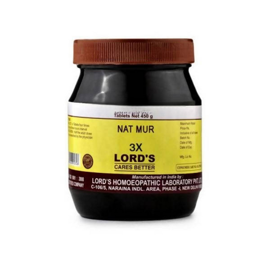 Lord's Homeopathy Nat Mur Tablets 