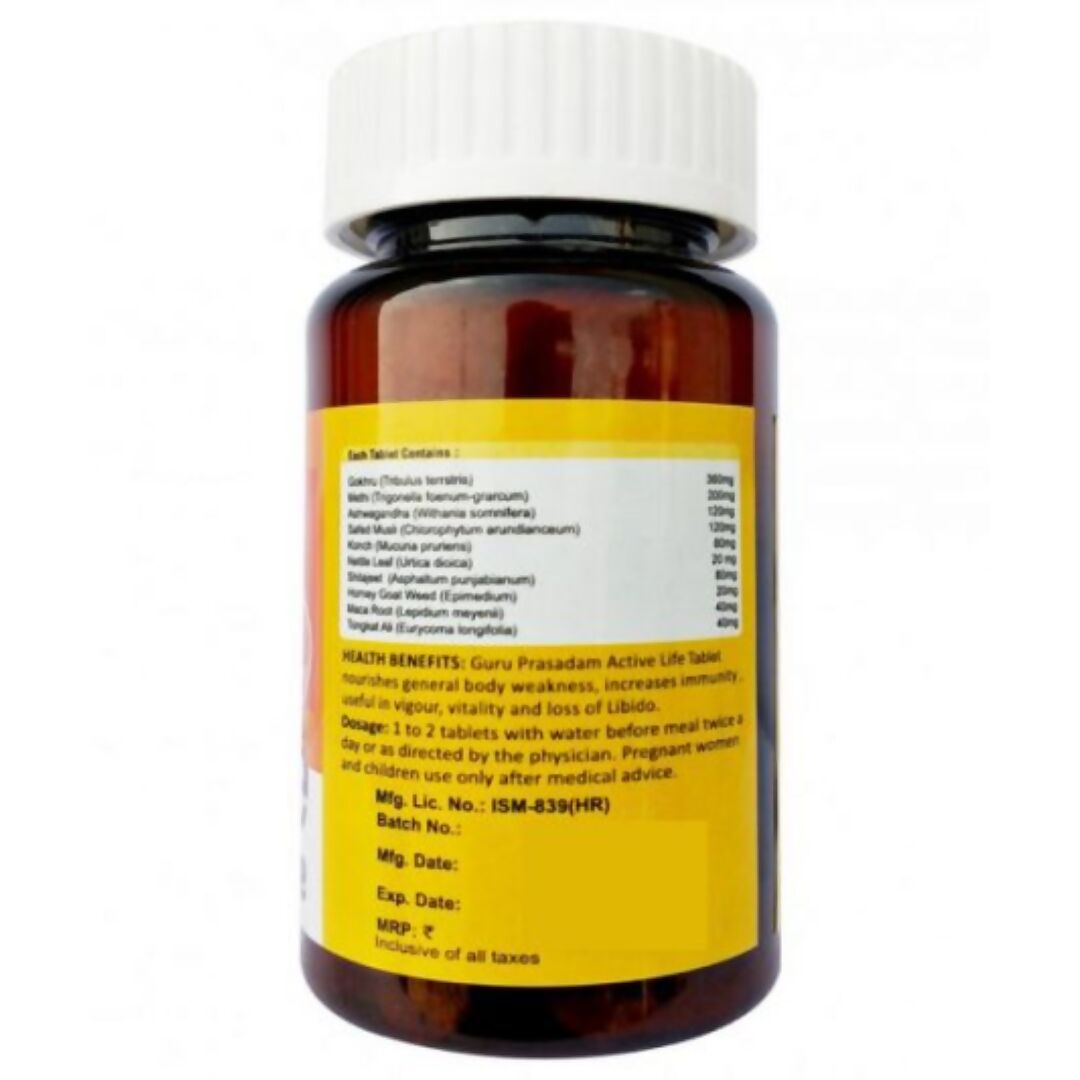 Guru Prasadam Active Life Tablets 
