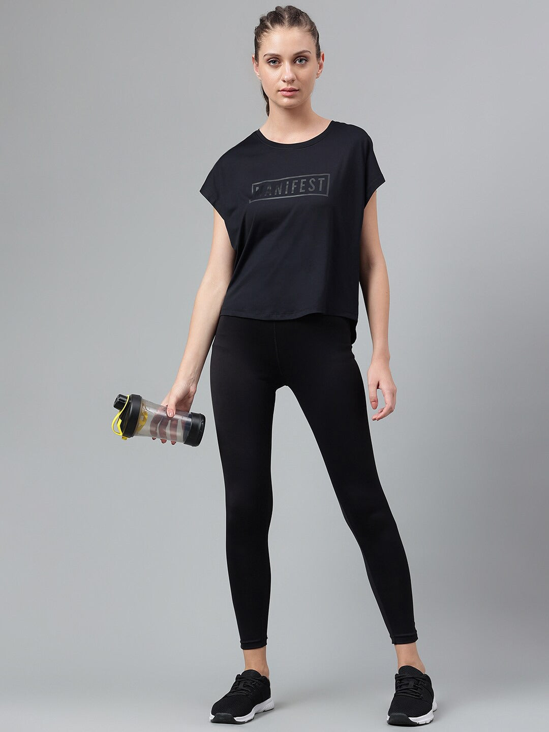 MKH Typography Printed Extended Sleeves Dri-FIT Relaxed Fit T-shirt 
