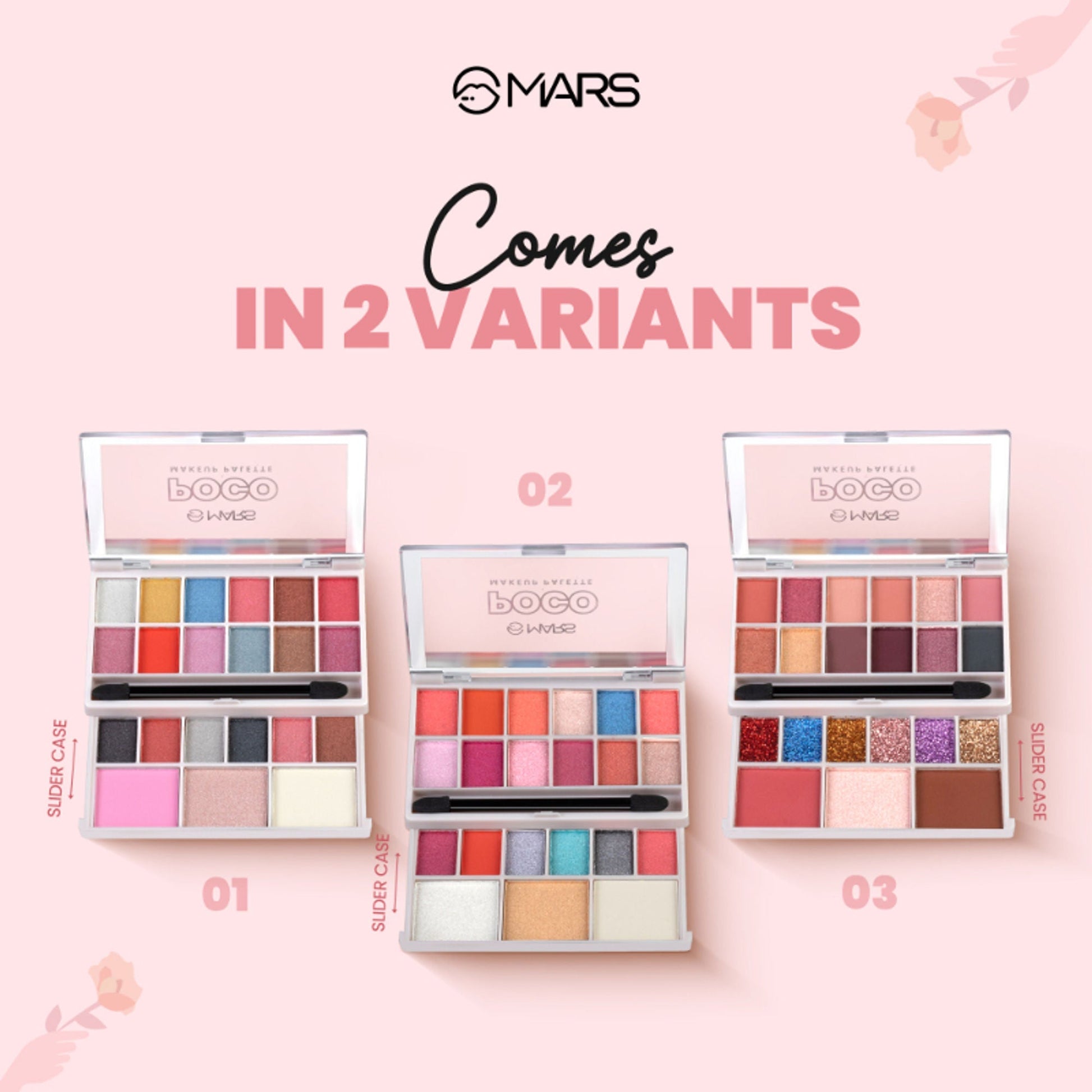 MARS Cosmetics Poco Face Makeup And Eyeshadow Palette - 02 