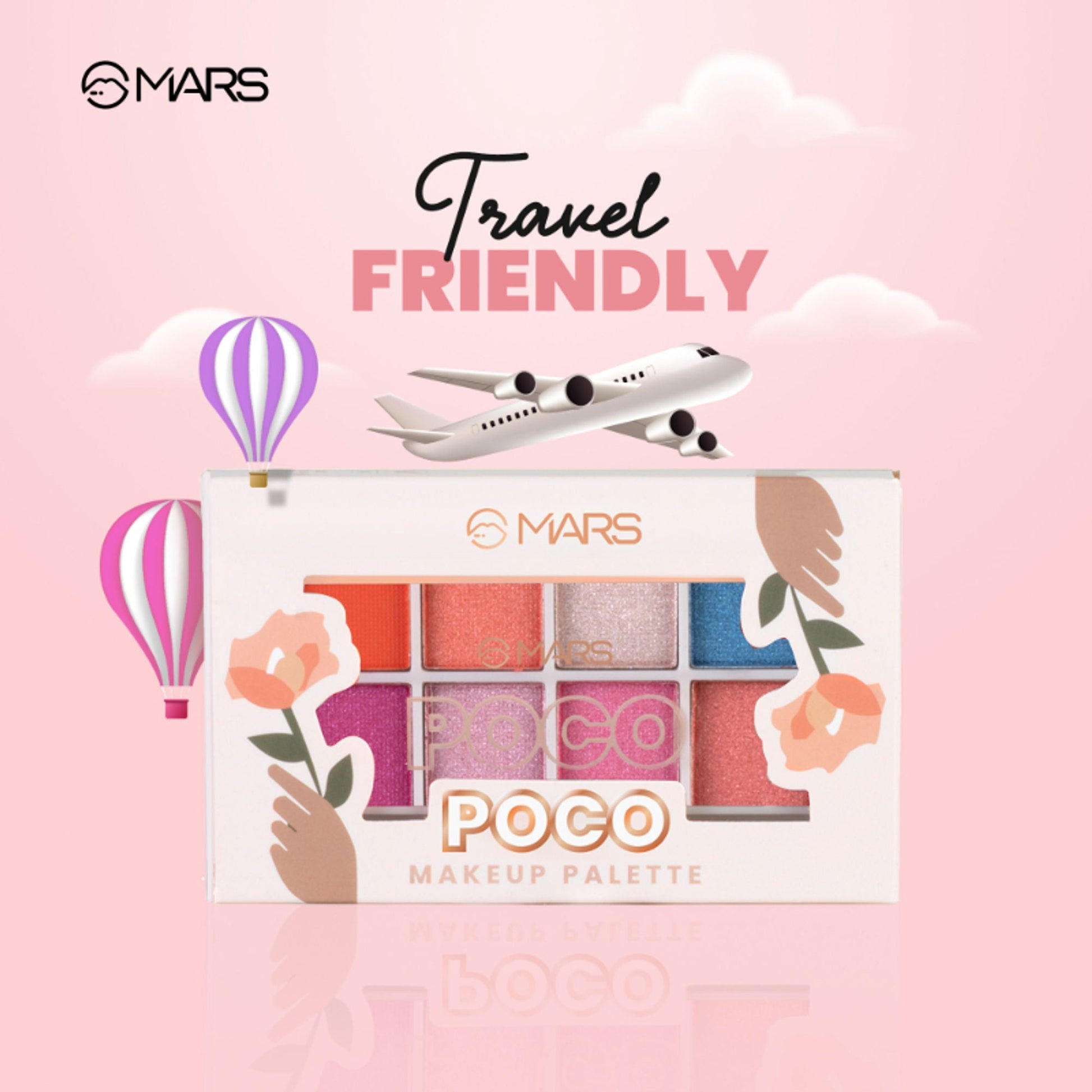 MARS Cosmetics Poco Face Makeup And Eyeshadow Palette - 03 