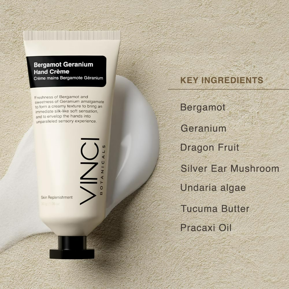 Vinci Botanicals Bergamot Geranium Hand Creme  Grab2Buy Vinci Botanicals Grab2Buy