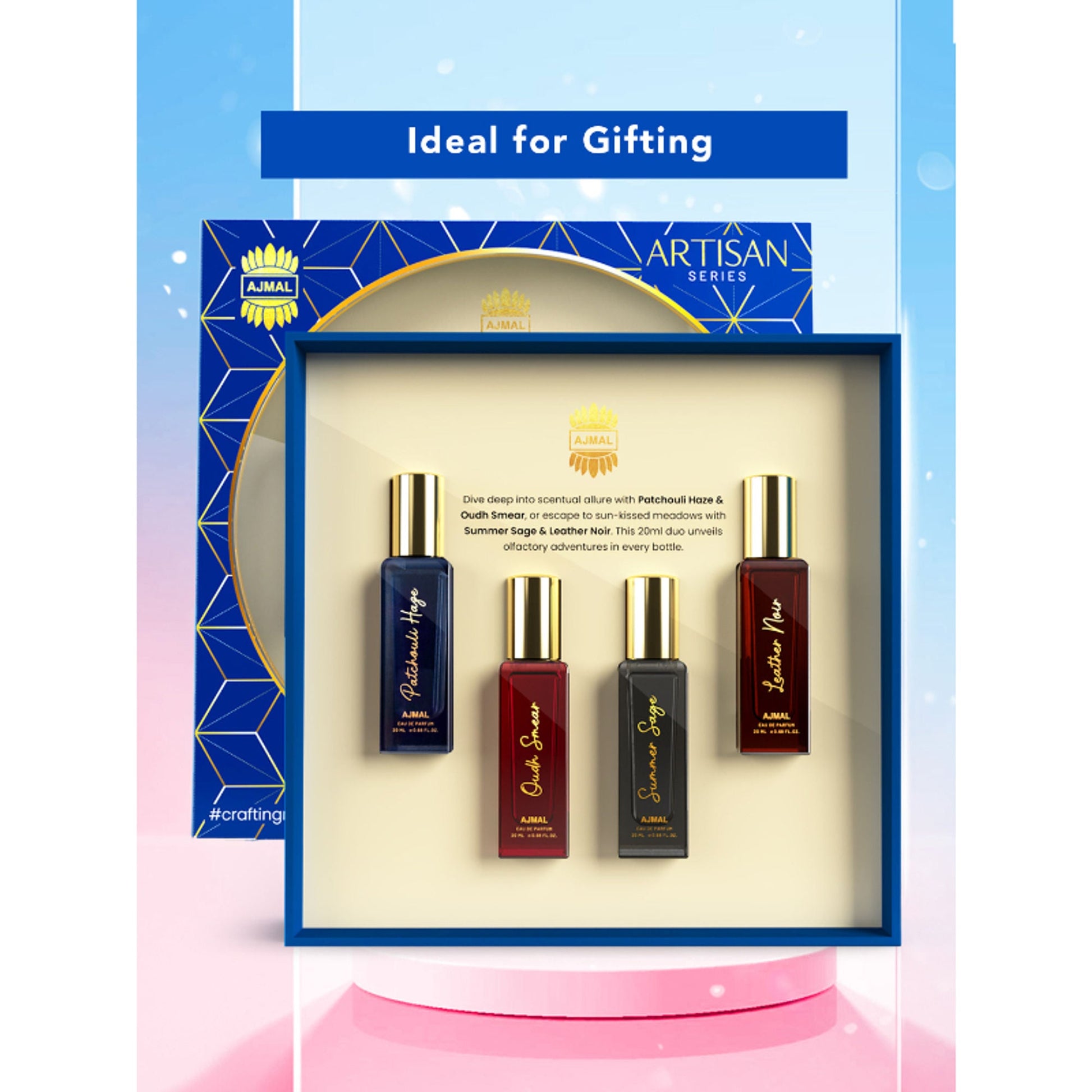 Ajmal India Artisan Luxury Fragrance Eau de Parfum Gift Set
