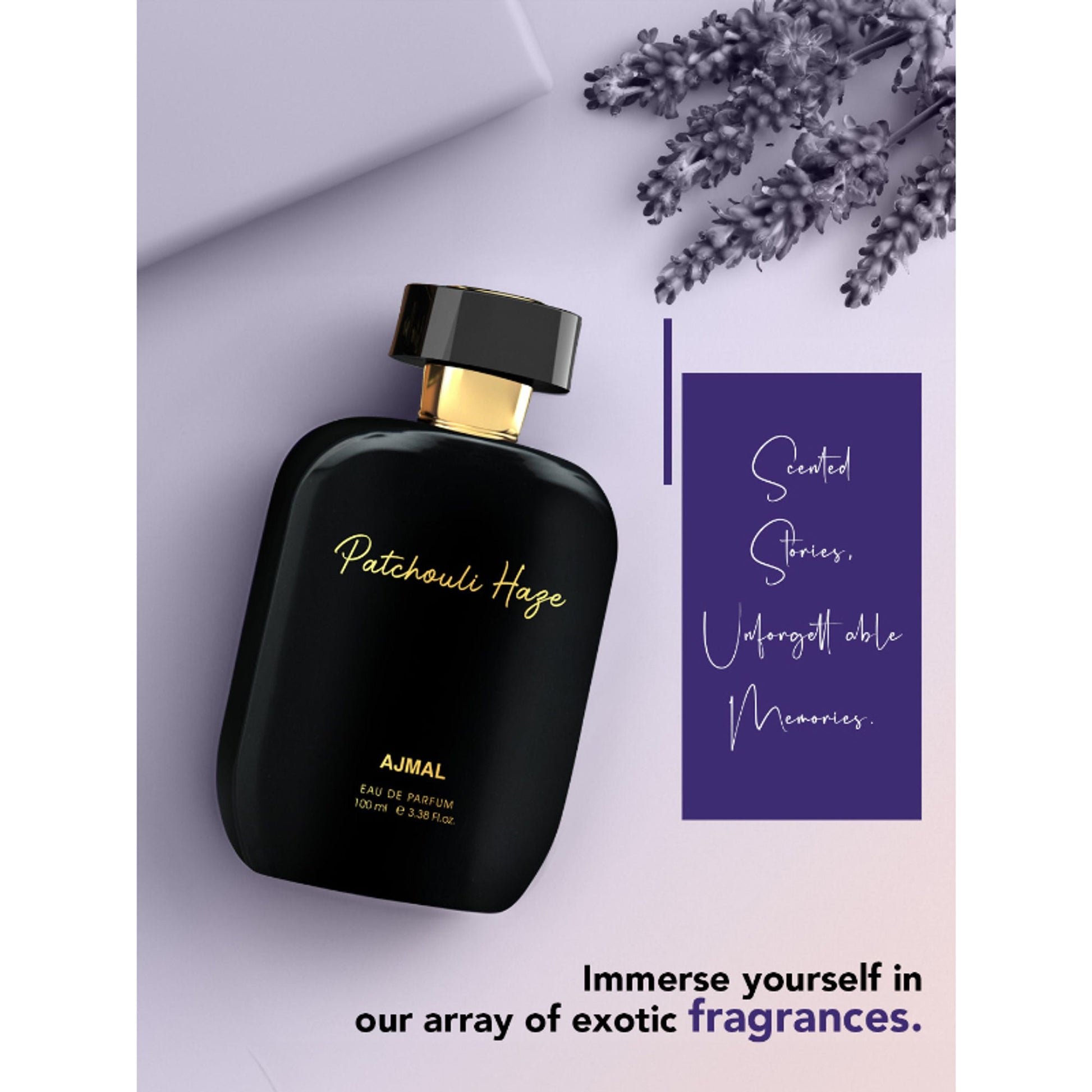 Ajmal India Artisan Patchouli Haze Exquisite Handpicked Luxury Perfume