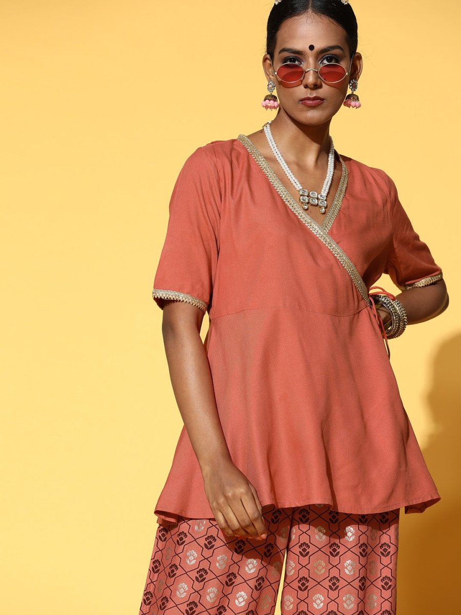 All About You Ethnic Motifs Viscose Rayon Kurta Set
