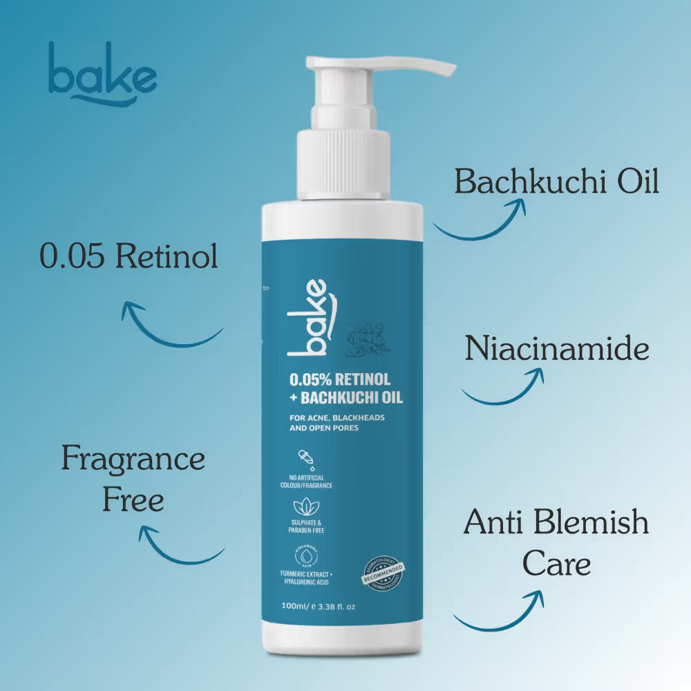 BAKE 0.05% Retinol Face Wash  Grab2Buy Bake Grab2Buy