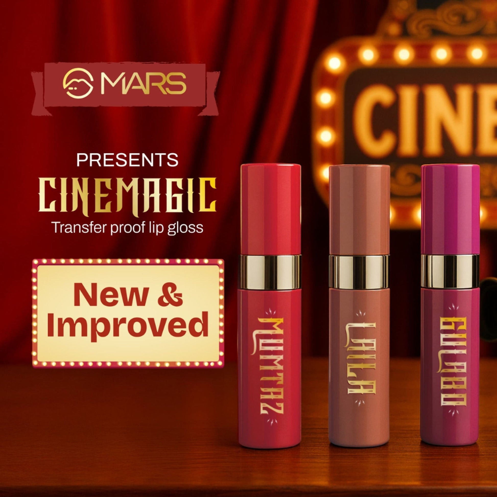 MARS Cosmetics Cinemagic Transfer-Proof Lip Gloss - 06-Laila 