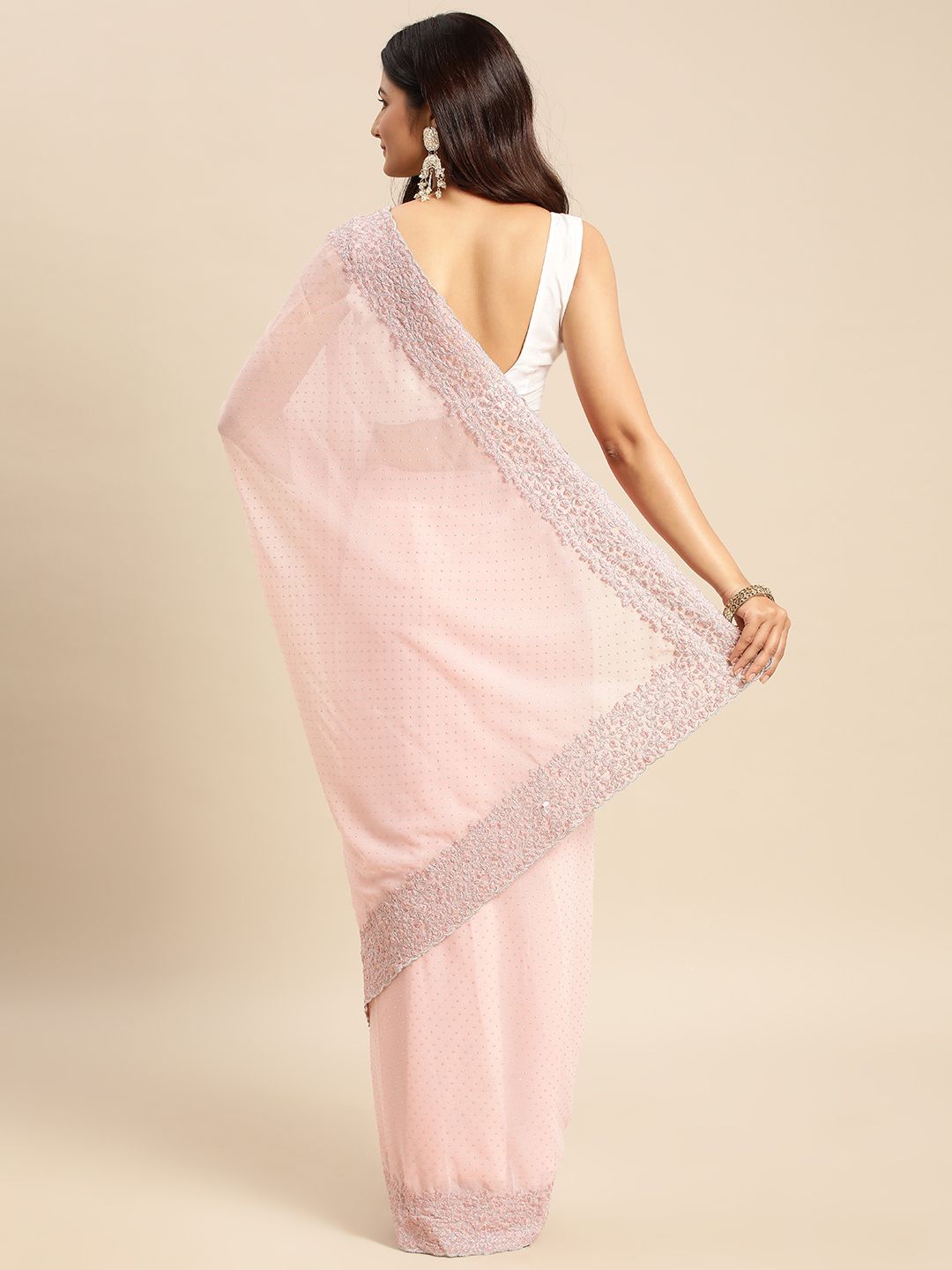 kasee Embellished Beads and Stones Saree