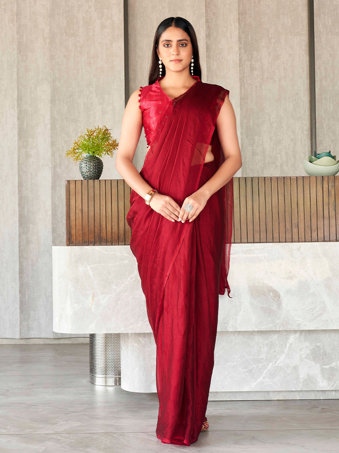 Tikhi Imli Polyester Ready to Wear Grab2Buy 