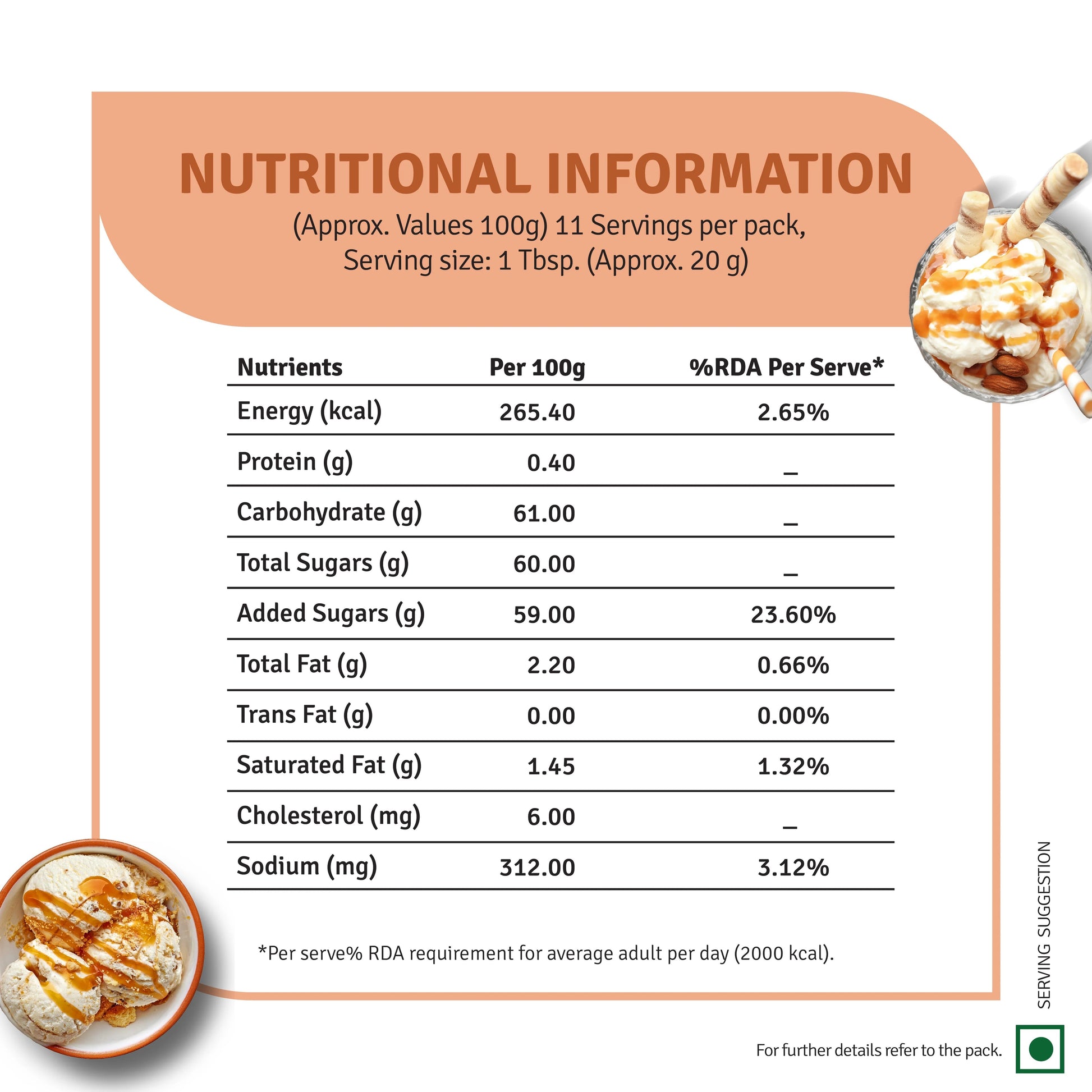 Veeba Caramel Bliss Syrup Genie India