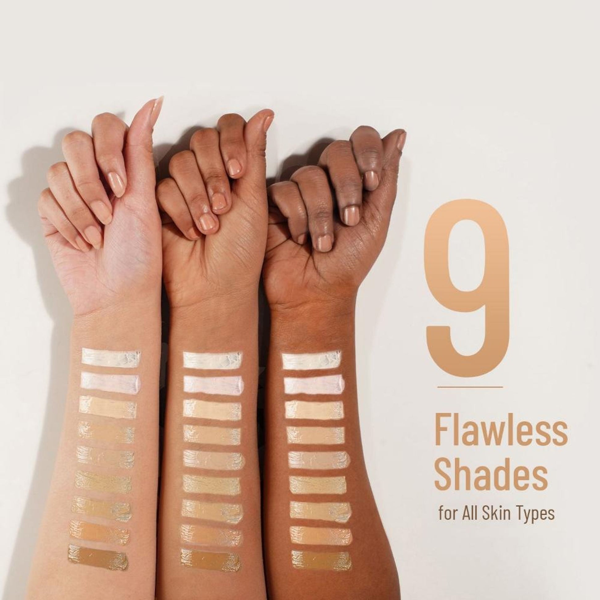Swiss Beauty High Performance Foundation With Vitamin C & Niacinamide Light-Weight - 02 Rose Blush