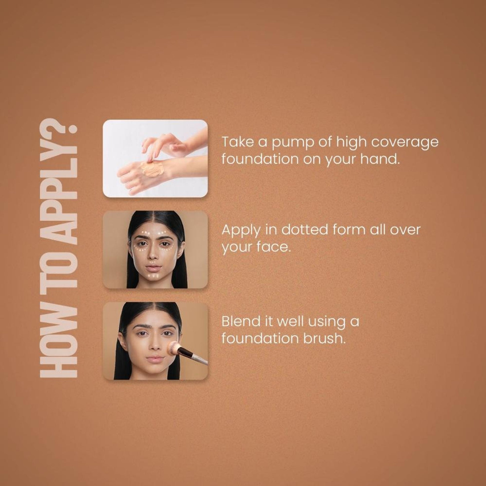 Swiss Beauty High Performance Foundation With Vitamin C & Niacinamide Light-Weight - 06 Medium Beige