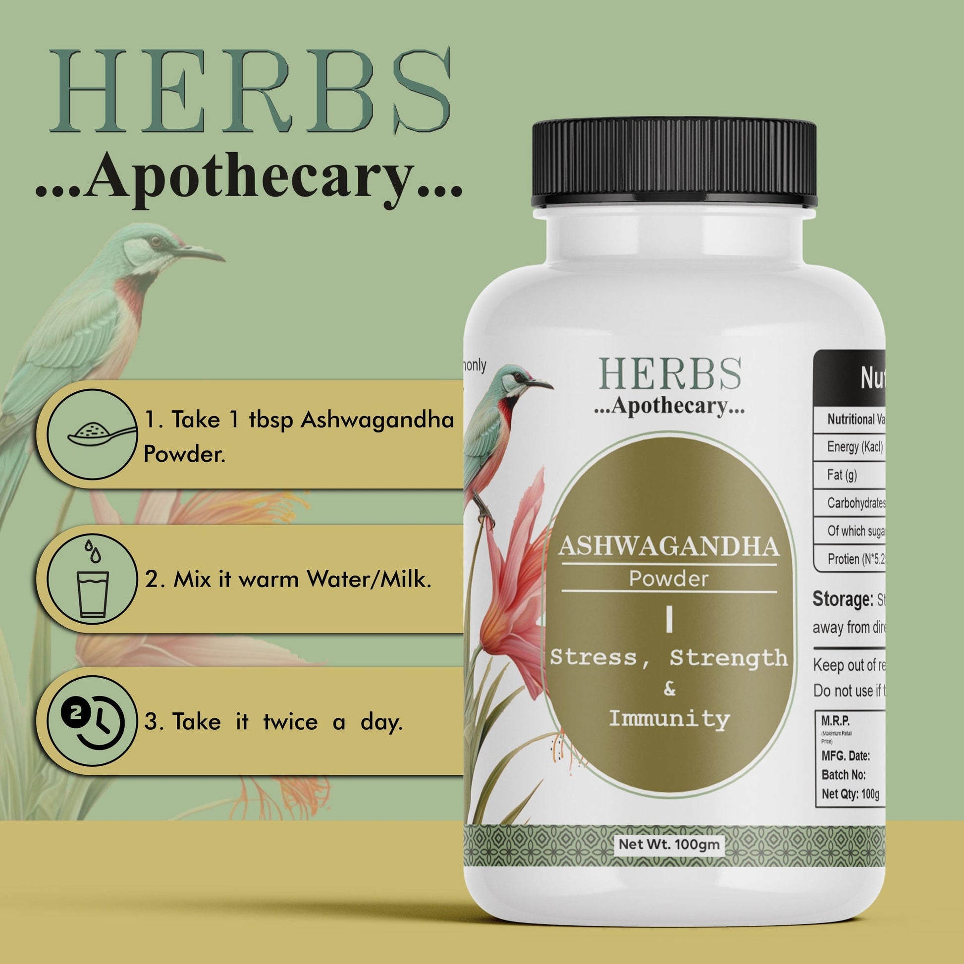 Zenvista Herbs Apothecary Ashwagandha Powder  Grab2Buy Zenvista Grab2Buy