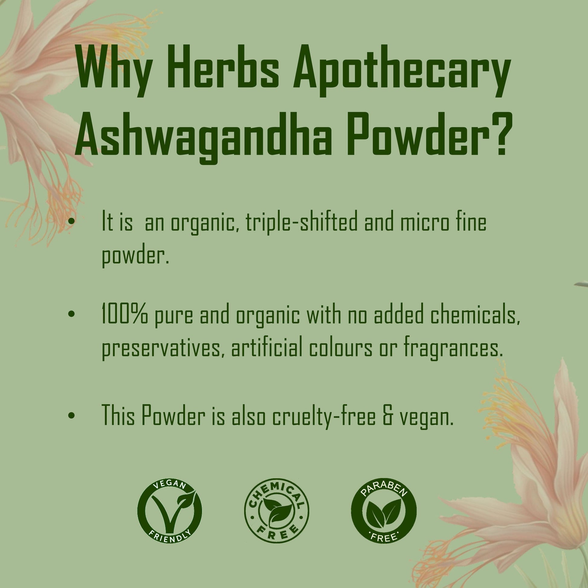 Zenvista Herbs Apothecary Ashwagandha Powder  Grab2Buy Zenvista Grab2Buy