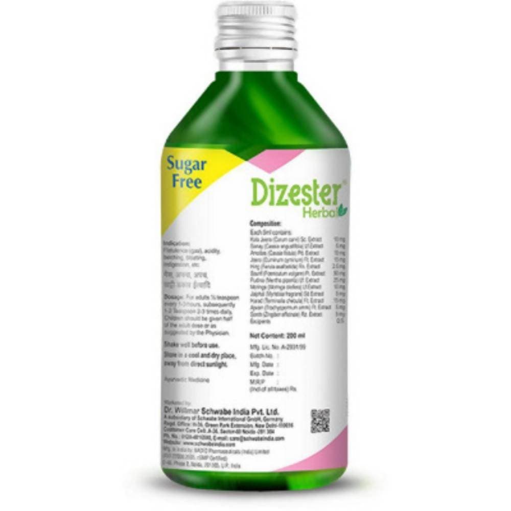 Dr. Willmar Schwabe India Dizester Herbal Digestive Tonic (Sugar-Free) 