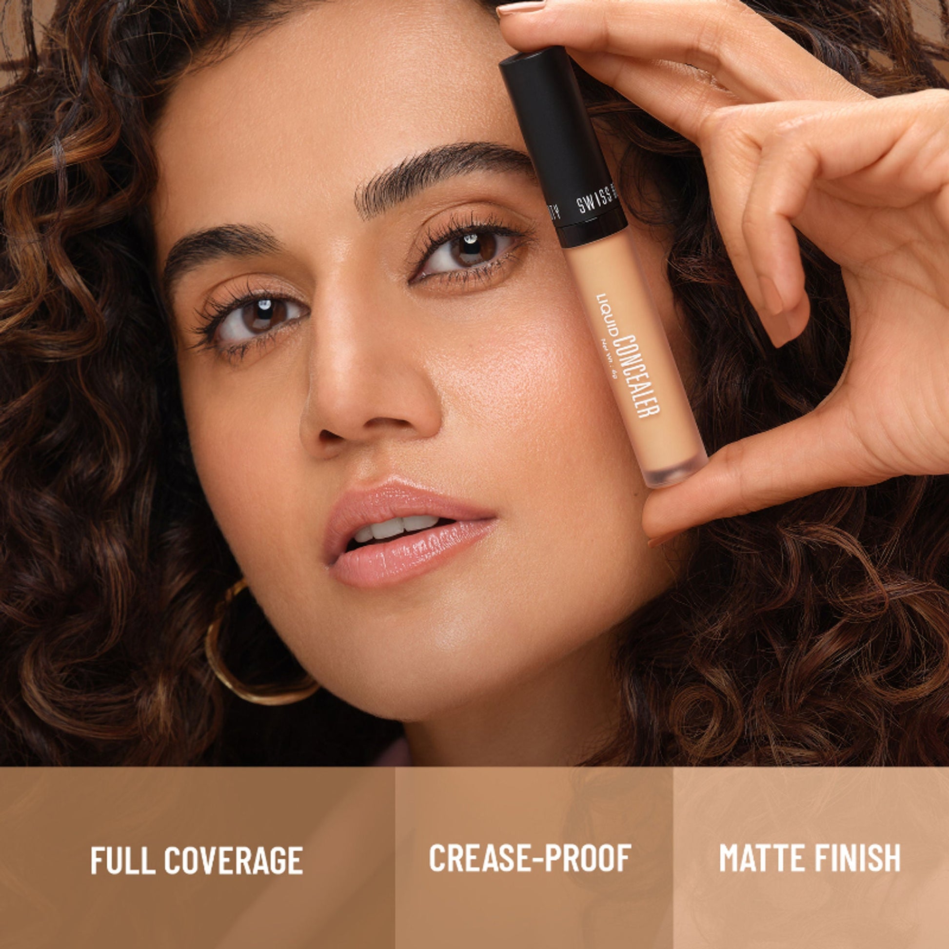 Swiss beauty Full Coverage Liquid Concealer With Jojoba Oil - 05 Medium Moyen
