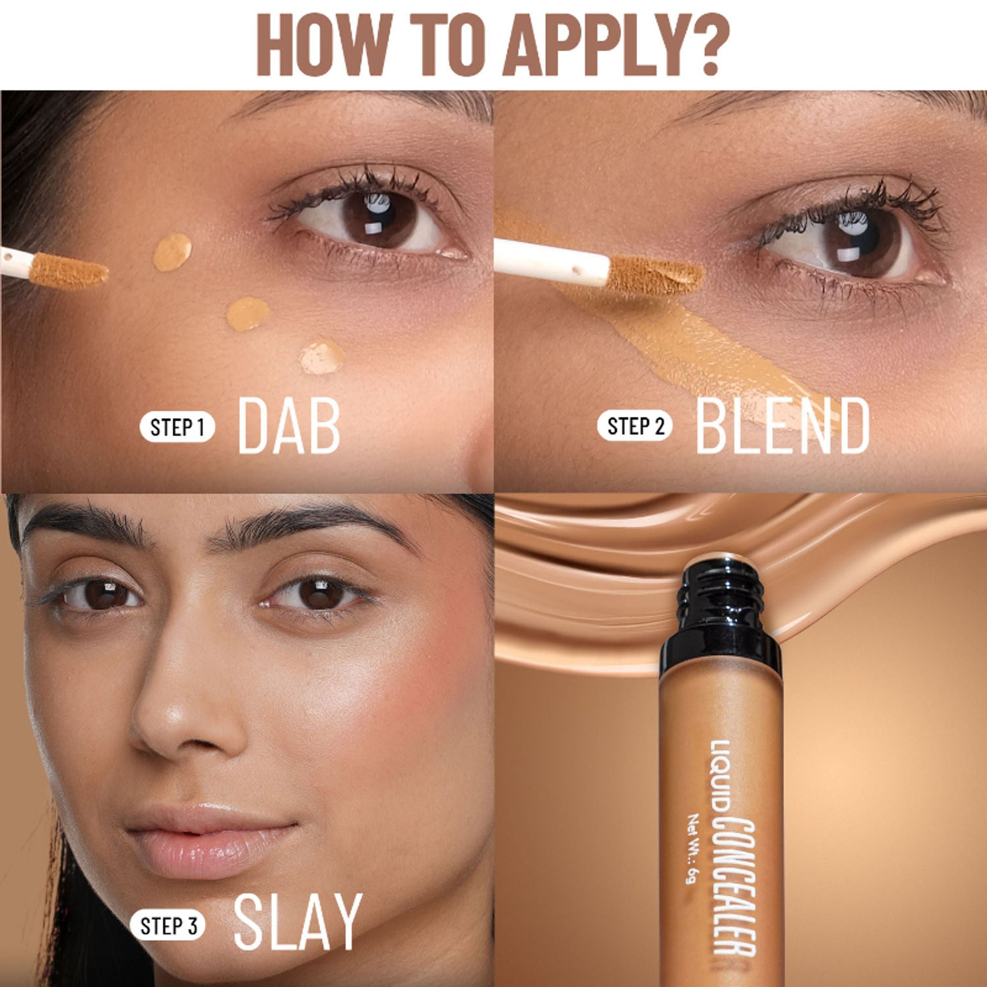 Swiss beauty Full Coverage Liquid Concealer With Jojoba Oil - 09 Orange