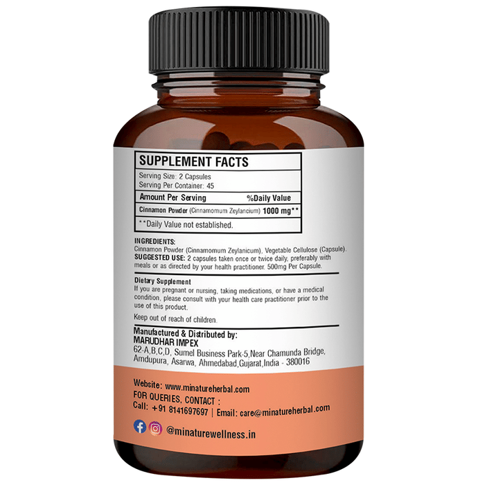 Minature Cinnamon Powder Capsules 