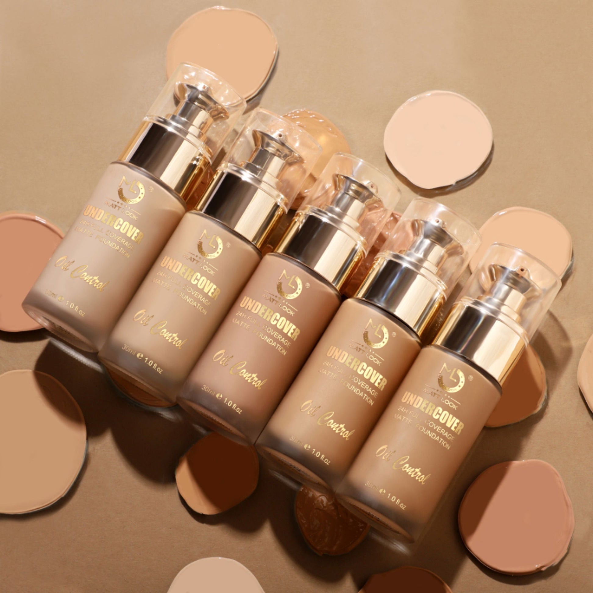 Matt Look Undercover 24Hr Full Coverage & Oil Control Matte Foundation - Classic Ivory 