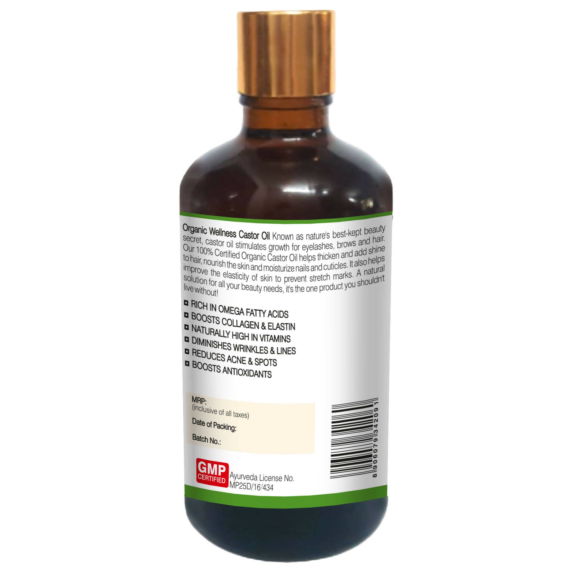 Organic Wellness Castor Oil Beaty Enhancer 