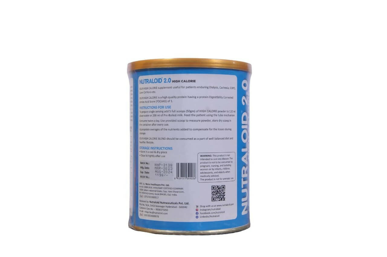 Nutraloid 2.0 High Protein High Calorie Powder 