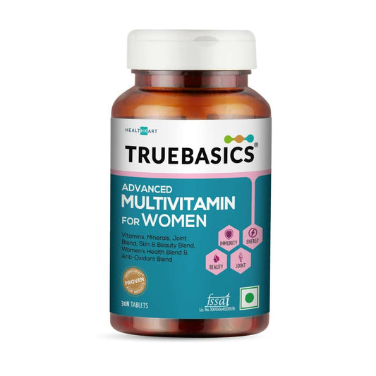 TrueBasics Advanced Multivitamin Tablets for Women 