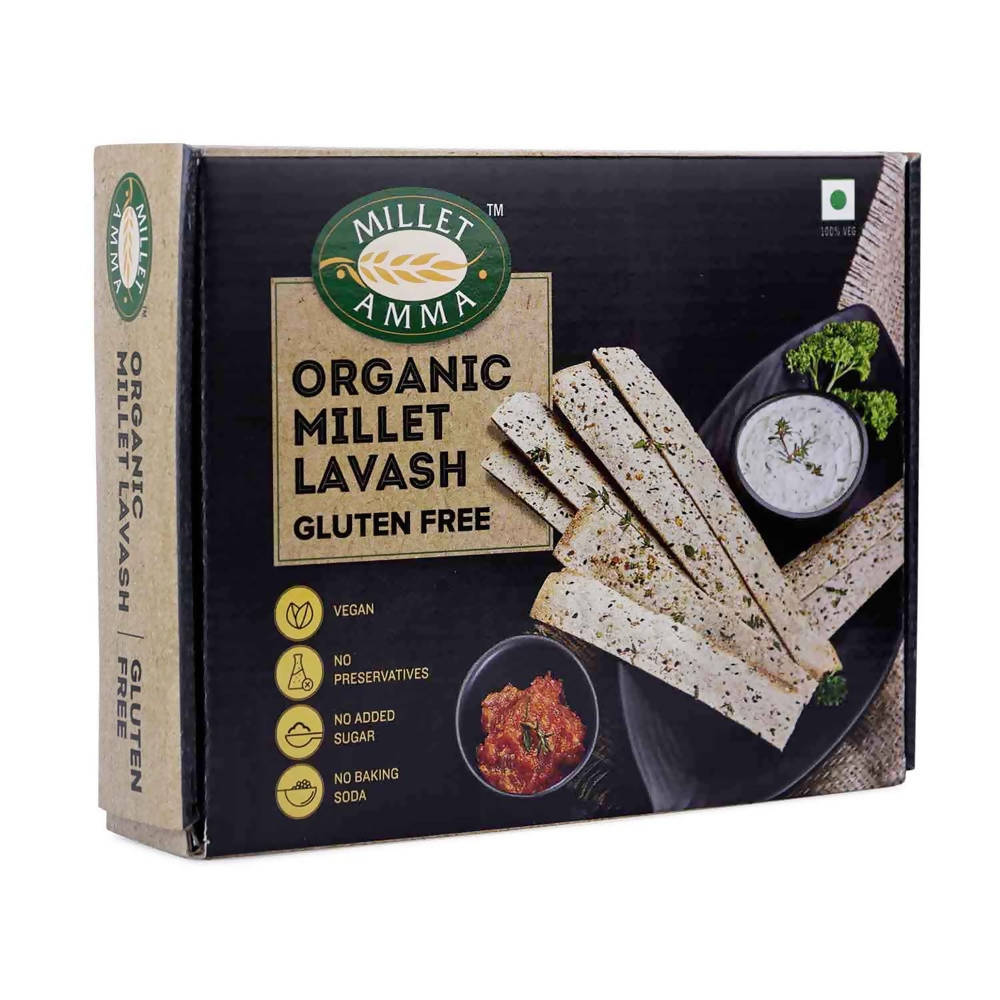 Millet Amma Organic Millet Lavash (Gluten Free) - Grab2buy