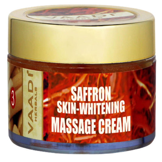 Vaadi Herbals Saffron Skin Whitening Massage Cream - Grab2buy